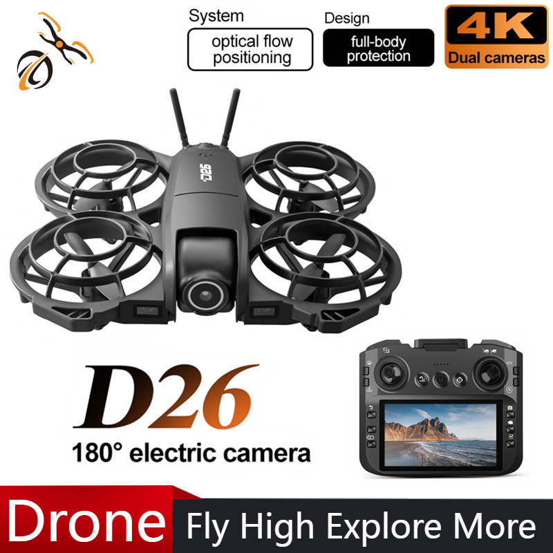 D26 Drone 4K Aerial HD 180° Ca - огляд і ціна Drone Camera With Gimbal