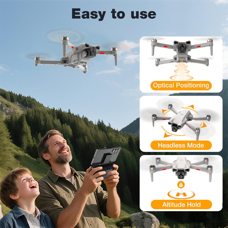 NEW Hot L017 Pro Drone Brushle - огляд і ціна Drone Camera With Gimbal