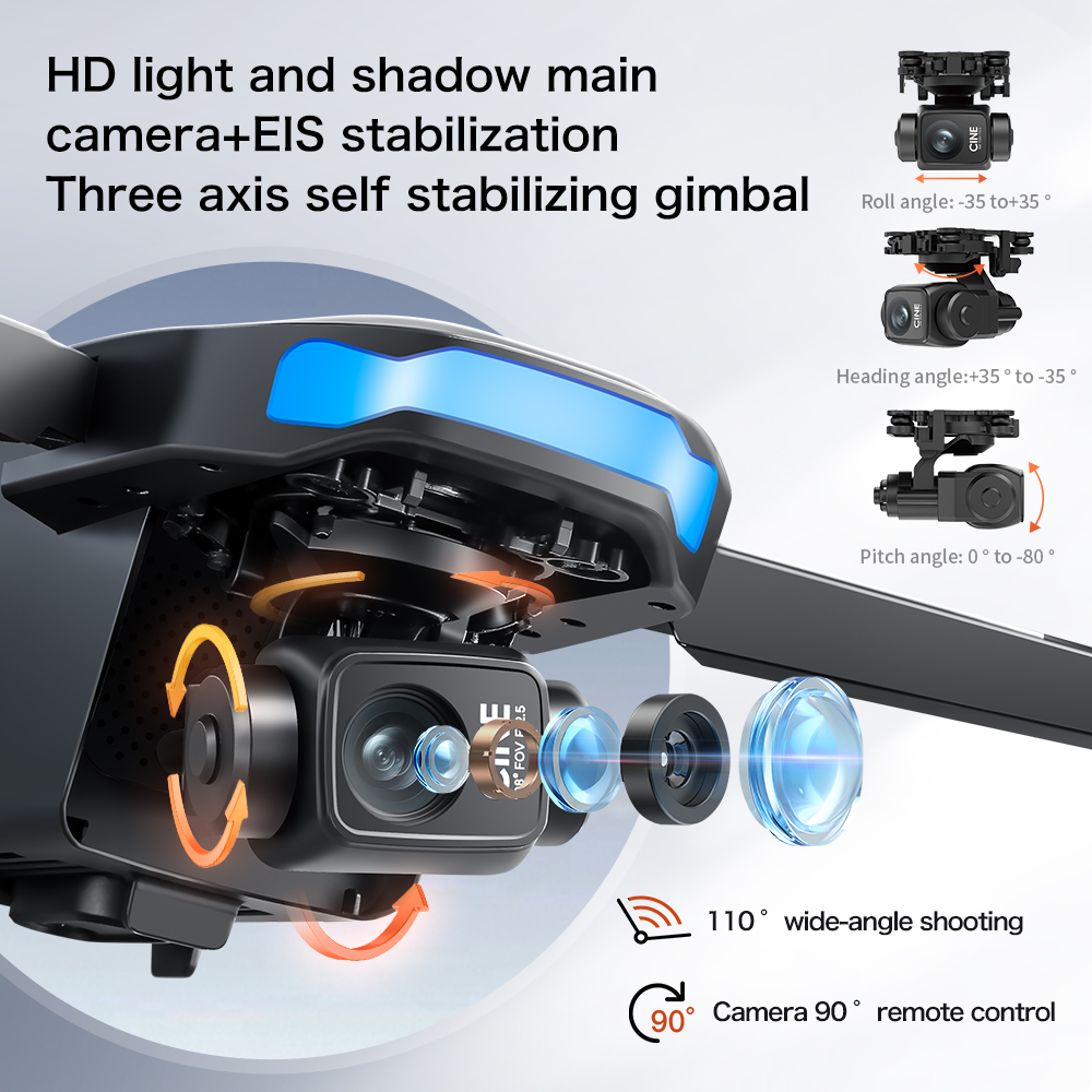 New S-X1 MAX Drone GPS 8K Prof - огляд і ціна Drone Camera With Gimbal