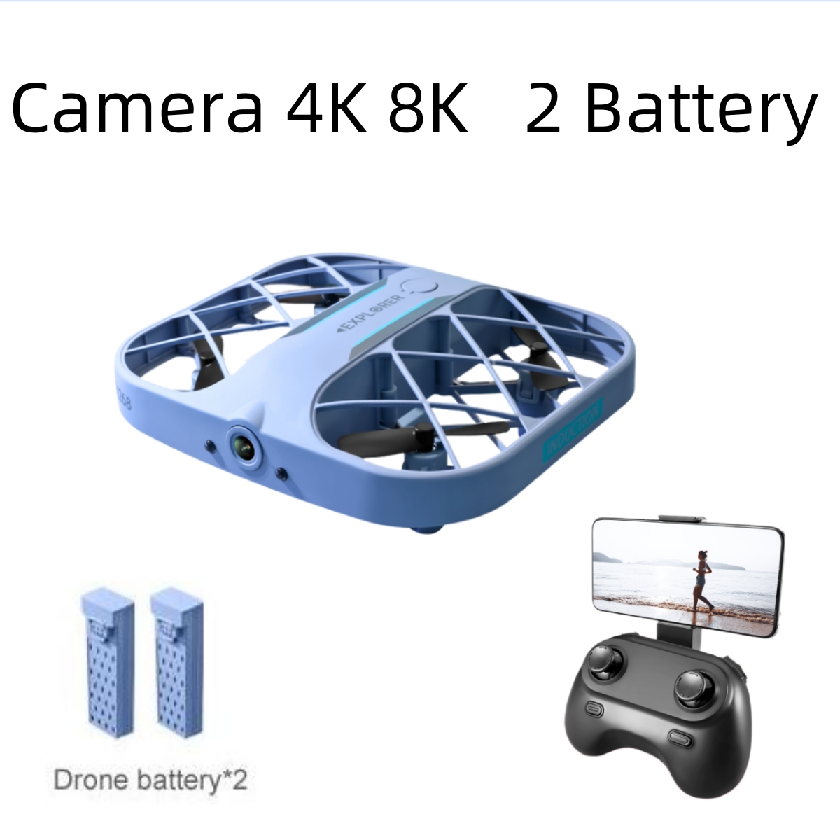 JJRC H107 FPV RC Drone with 2  - огляд і ціна Drone Camera 4K